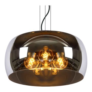 Lustră pe cablu Lucide 45401/50/65 OLIVIA 3xE27/40W/230V d. 50 cm negru