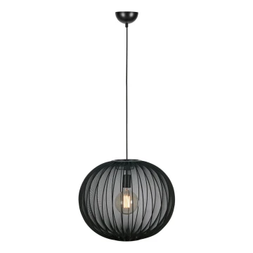 Lustră pe cablu Markslöjd 108791 FORENCE 1xE27/40W/230V d. 50 cm negru