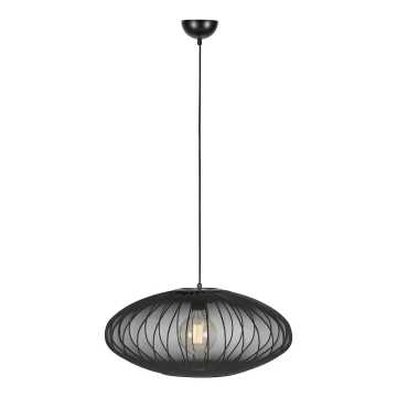 Lustră pe cablu Markslöjd 108793 FORENCE 1xE27/40W/230V d. 60 cm negru