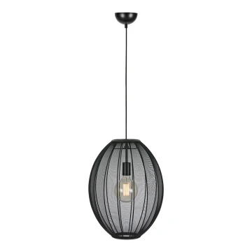 Lustră pe cablu Markslöjd 108795 FORENCE 1xE27/40W/230V negru