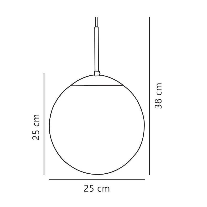 Lustră pe cablu Nordlux CAFE 1xE27/25W/230V d. 25 cm