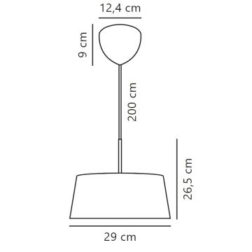 Lustră pe cablu Nordlux CLASI 3xE14/10W/230V d. 29 cm