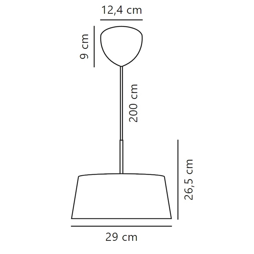 Lustră pe cablu Nordlux CLASI 3xE14/10W/230V d. 29 cm