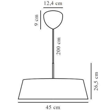 Lustră pe cablu Nordlux CLASI 3xE14/15W/230V d. 45 cm