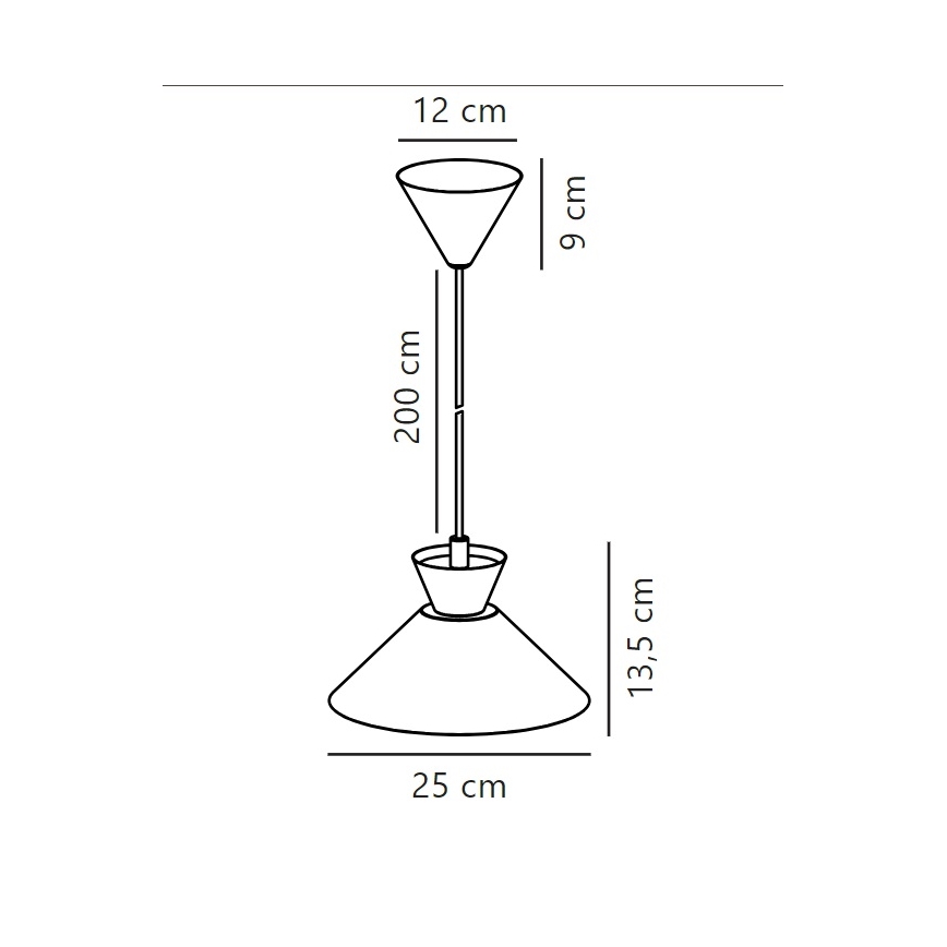 Lustră pe cablu Nordlux DIAL 1xE27/40W/230V alb