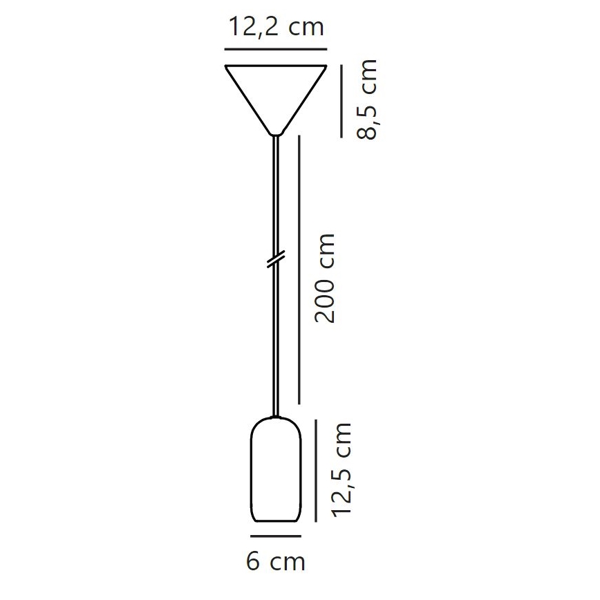 Lustră pe cablu Nordlux NOTTI 1xE27/40W/230V negru