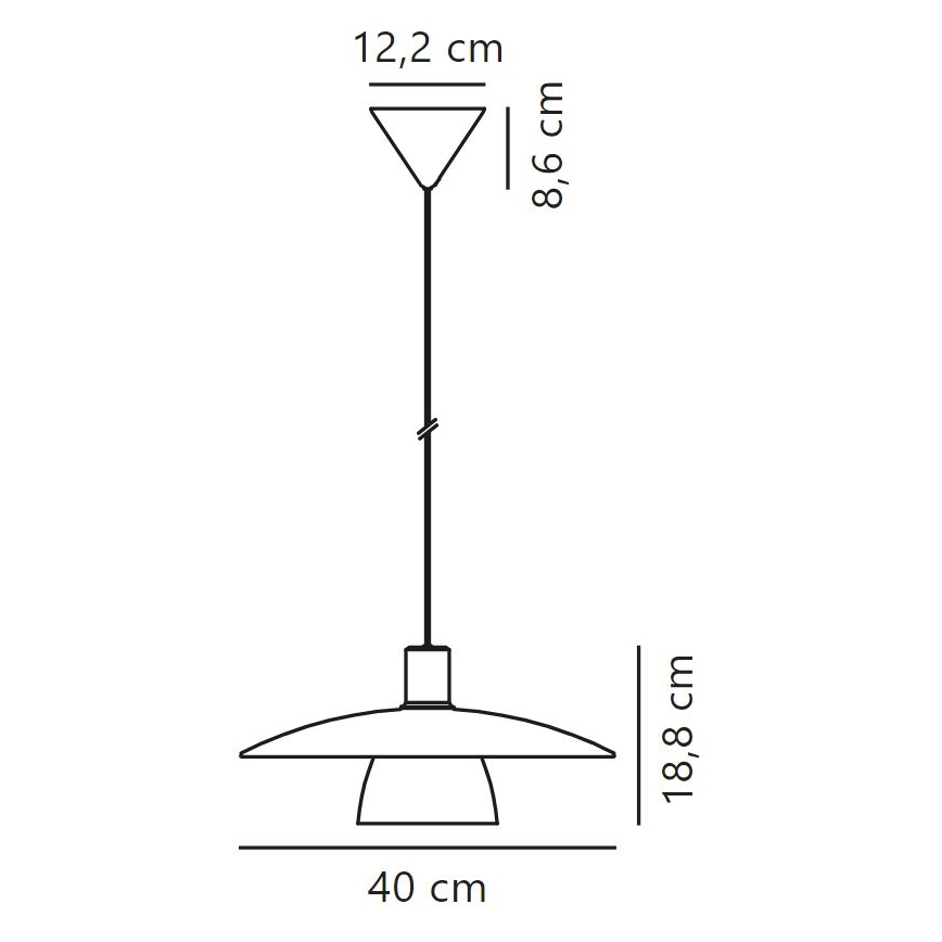 Lustră pe cablu Nordlux VERONA 1xE27/40W/230V