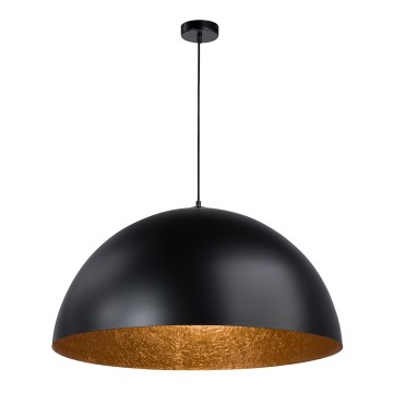 Lustră pe cablu SFERA 1xE27/60W/230V d. 50 cm negru/cupru