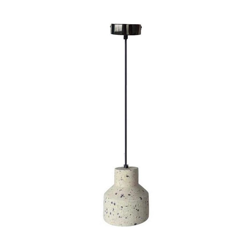 Lustră pe cablu TERRAZZO 1xE27/60W/230V d. 12 cm crem