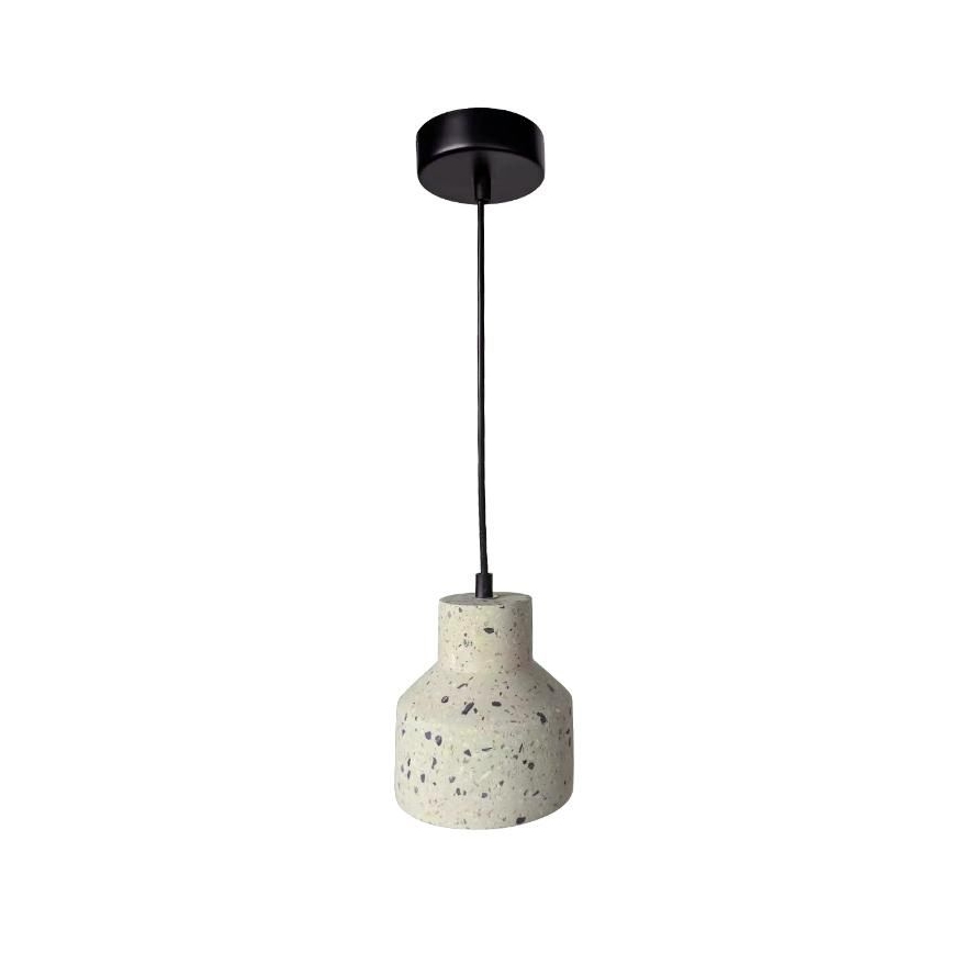 Lustră pe cablu TERRAZZO 1xE27/60W/230V d. 12 cm crem