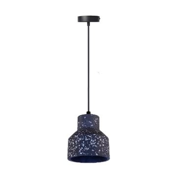 Lustră pe cablu TERRAZZO 1xE27/60W/230V d. 12 cm negru