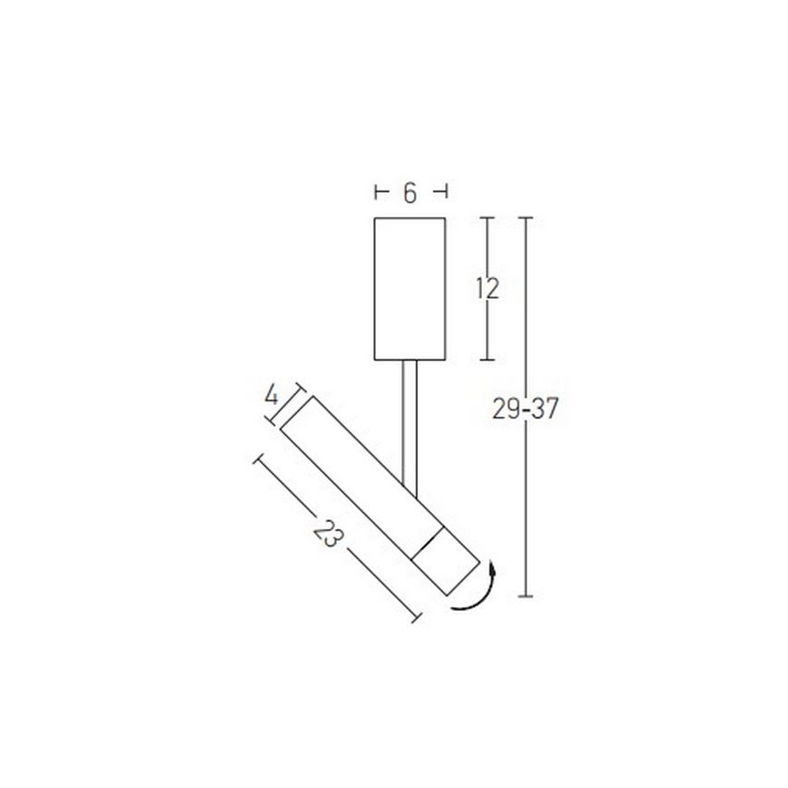 Lustră pe tijă LED/4W/230V Zambelis 22028