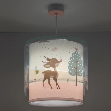 Lustră pentru copii LOVING DEER 1xE27/60W/230V Dalber 61272