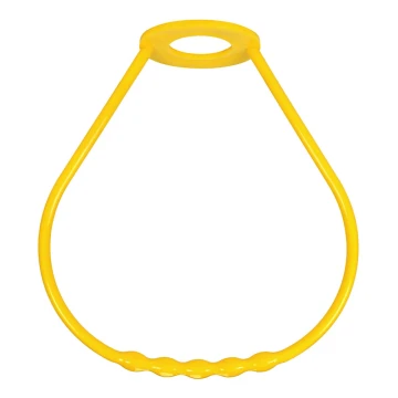 Mâner lustră din plastic galben
