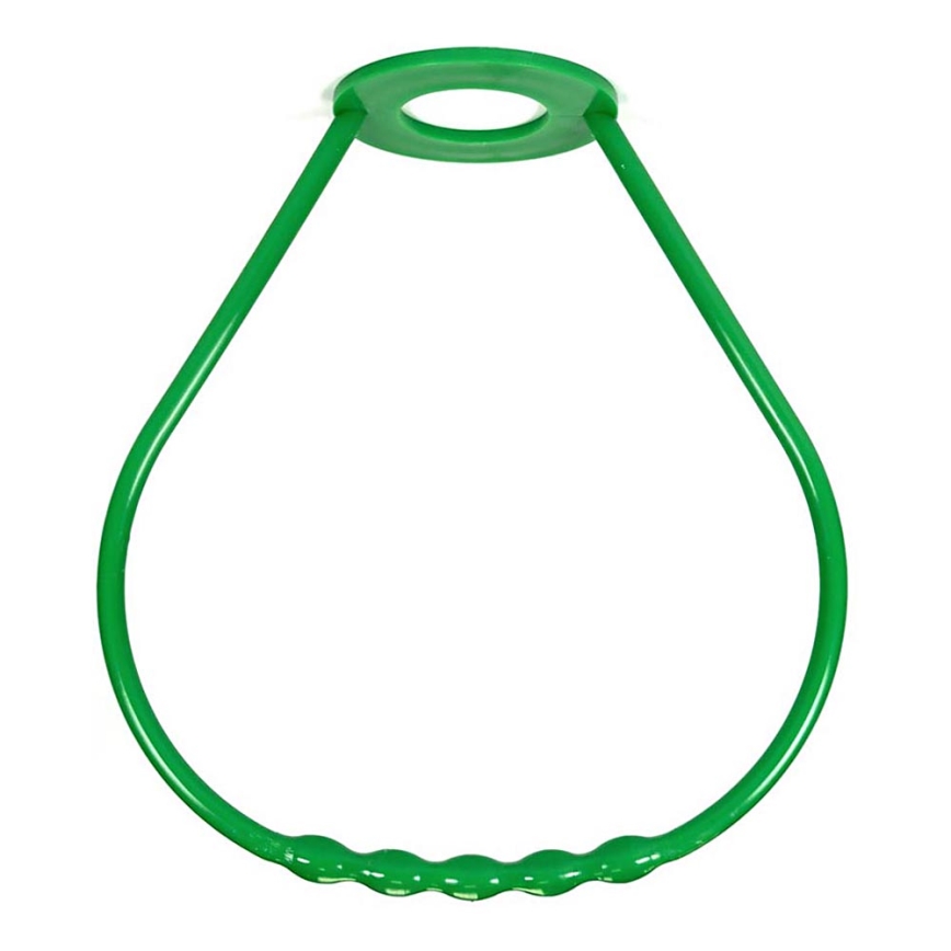 Mâner lustră din plastic verde