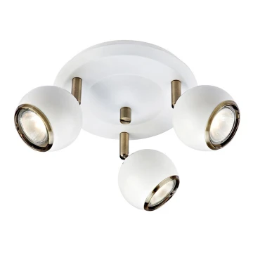 Markslöjd 106875 - Lampă spot COCO 3xGU10/35W/230V alb