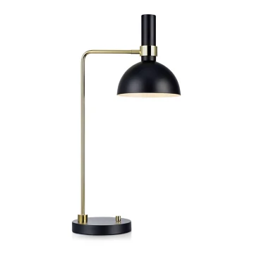 Markslöjd 106973 - Lampă de masă dimmabilă LARRY 1xE27/60W/230V negru/auriu