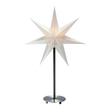 Markslöjd 8520 - Decorațiune de crăciun SATURNUS 1xE14/25W/230V alb 50 cm