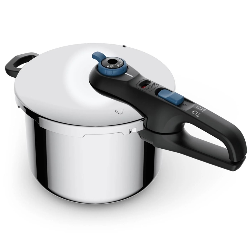 Oală sub presiune Tefal 6 l SECURE TRENDY oțel inoxidabil