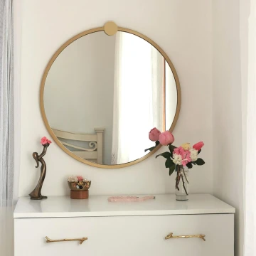 Oglindă de perete AYNA 60 cm aurie