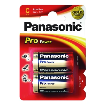 Panasonic LR14 PPG - 2ks Baterie alcalina C Pro Power 1,5V