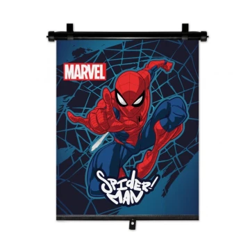 Parasolar retractabil pentru copii pentru ventuze cu blocare SPIDERMAN