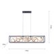 Paul Neuhaus 2416-18 - LED Lustră dimmabilă pe cablu SELINA 4xLED/10,2W/230V