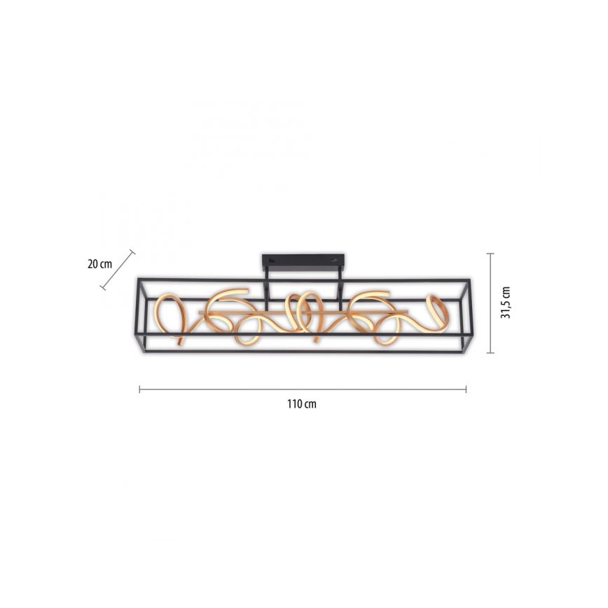 Paul Neuhaus 6473-18 - LED Lustră dimmabilă pe tijă SELINA 4xLED/10,2W/230V