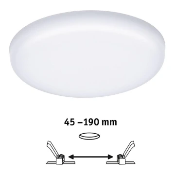 Paulmann 92392 - LED/17,5W IP44 Lampă încastrată baie VARIFIT 230V