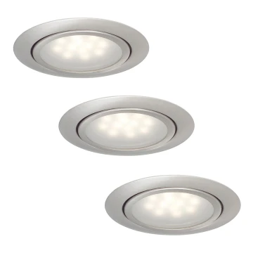 Paulmann 99812 - SET 3x Corp de iluminat LED tavan fals MICRO LINE 3xLED/1W/230V/12V