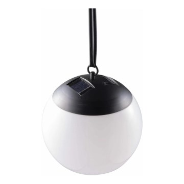 Pendul LED solar KIARA LED/1,2V IP44 negru