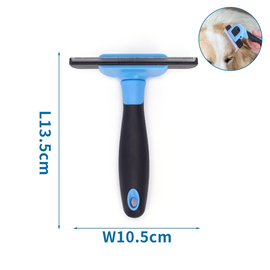 Perie pentru câini Nobleza albastru 10,5 cm