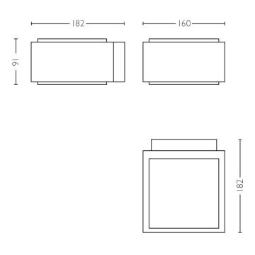 Philips - Aplica perete exterior E27/42W/230V IP44