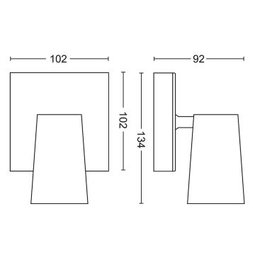 Philips - Lampă spot 1xGU10/5,5W/230V