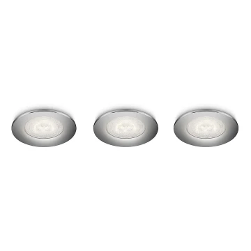 Philips 59100/11/16 - SET 3x Corp de iluminat LED tavan fals SCEPTRUM 1xLED/3W/230V