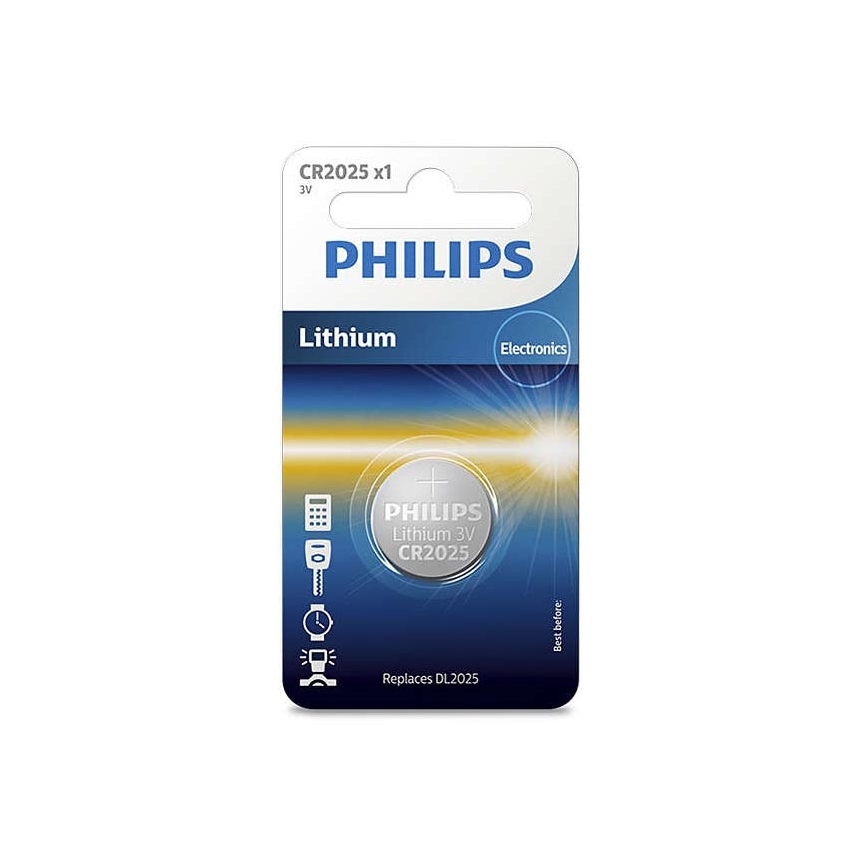 Philips CR2025/01B - Baterie cu litiu CR2025 MINICELLS 3V 165mAh