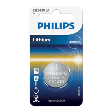 Philips CR2430/00B - Baterie buton cu litiu CR2430 MINICELLS 3V 300mAh
