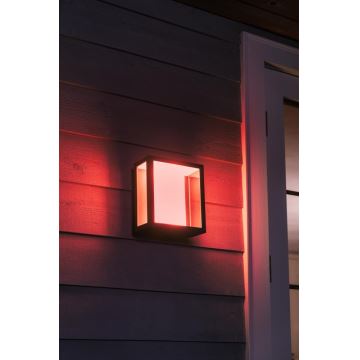 Philips 17430/30/P7 - LED RGB Aplică perete exterior HUE IMPRESS LED/8W/230V IP44