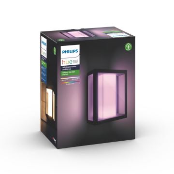 Philips - LED RGB Aplică perete exterior Hue IMPRESS 2xLED/8W/230V IP44