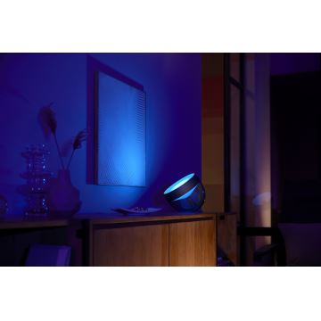 Philips - LED RGB Lampă de masă Hue IRIS LED/10W/230V negru