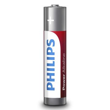 Philips LR03P12W/10 - 12 buc Baterie alcalina AAA POWER ALKALINE 1,5V 1150mAh