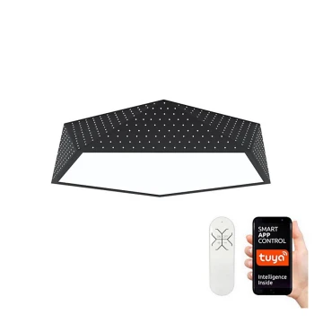 Plafoineră LED dimabilă BRILIANT LED/45W/230V Wi-Fi Tuya neagră Immax NEO 07151-B60 + telecomandă