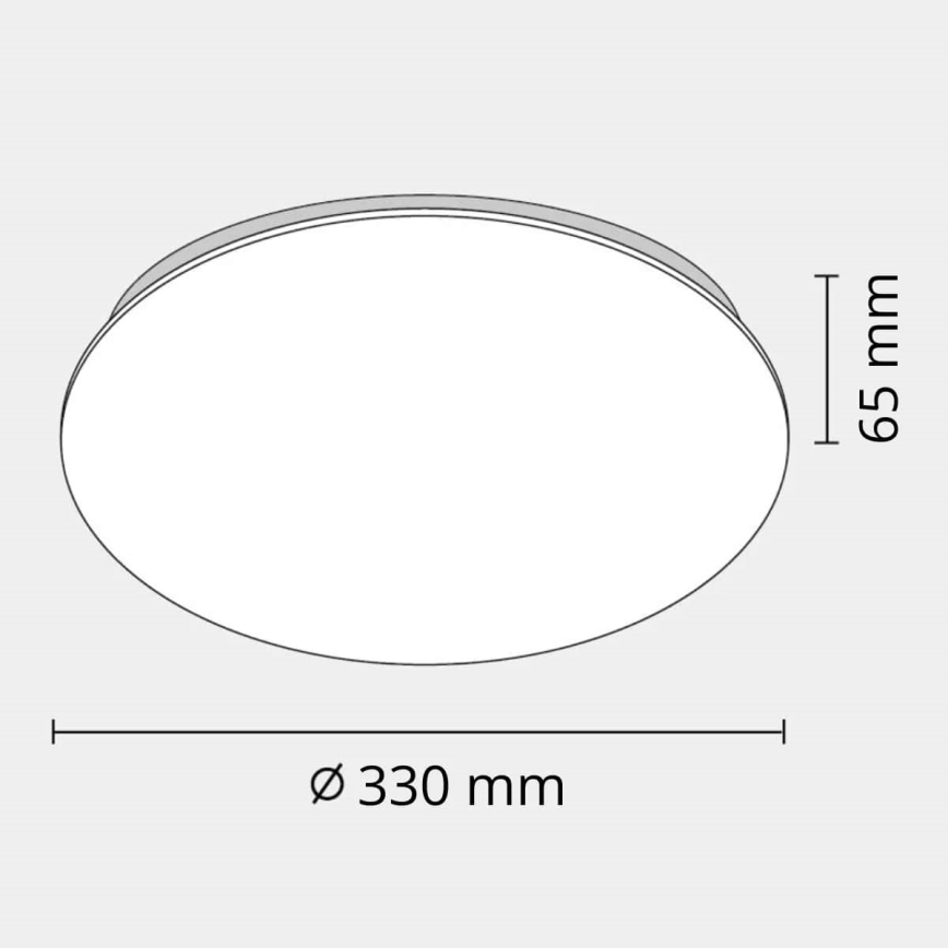 Plafonieră baie LED ADAR LED/12W/230V IP44 4000K