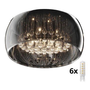 Plafonieră de cristal Brilagi JEWEL 6xG9/42W/230V