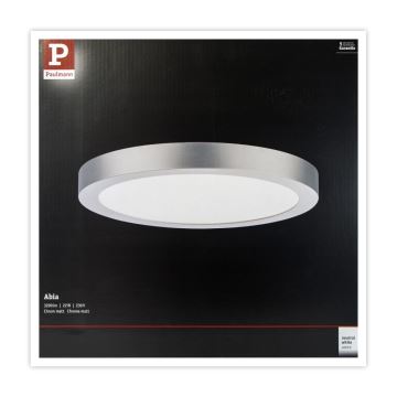 Plafonieră LED/22W ABIA 230V crom mat Paulmann 71023