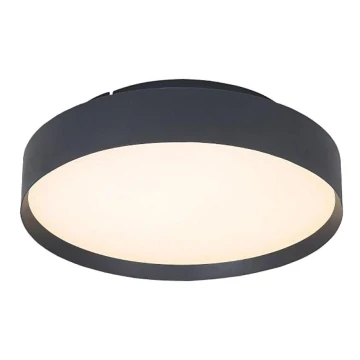 Plafonieră LED/40W/230V 3000K d. 45 cm negru