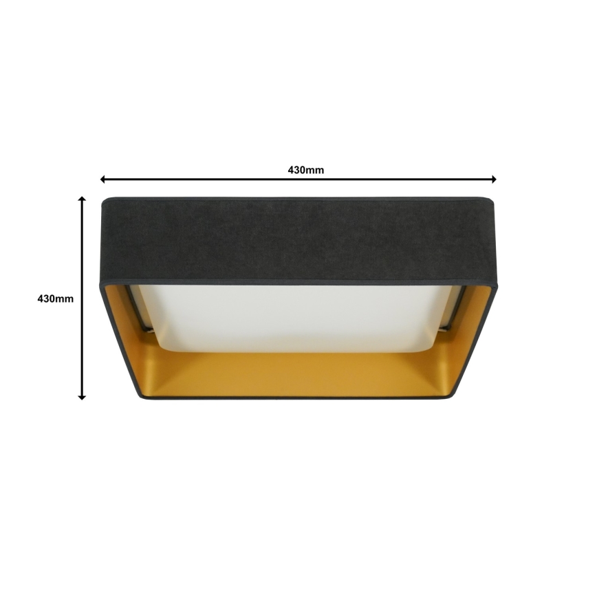 Plafonieră LED Brilagi VELVET SQUARE LED/24W/230V gri