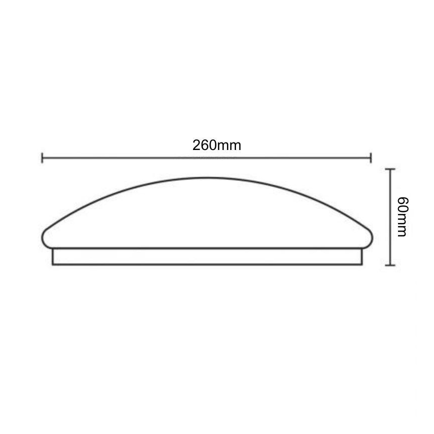 Plafonieră LED cu senzor OPAL LED/12W/230V