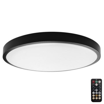 Plafonieră LED cu senzor pentru baie LED/24W/230V IP44 4000K d. 35 cm alb + telecomandă