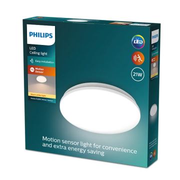Plafonieră LED cu senzor Philips ACUNA LED/21W/230V 2700K